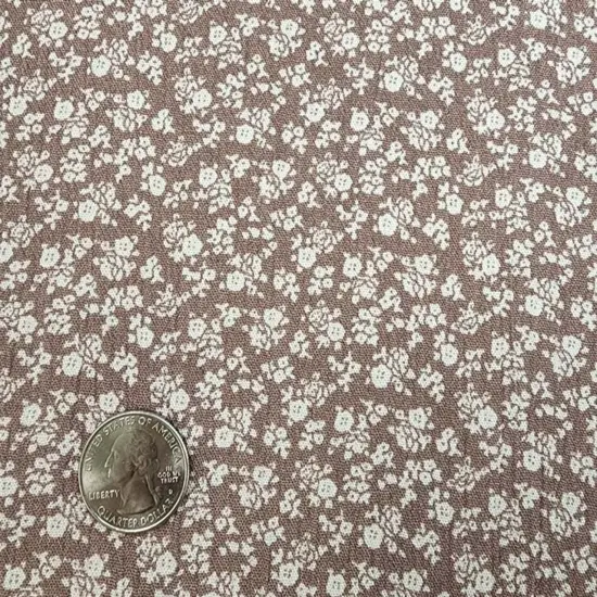 1 Yard Stylish Mauve Rayon Crinkle Crepon Apparel Fabric 50/52 Inch Width {1}