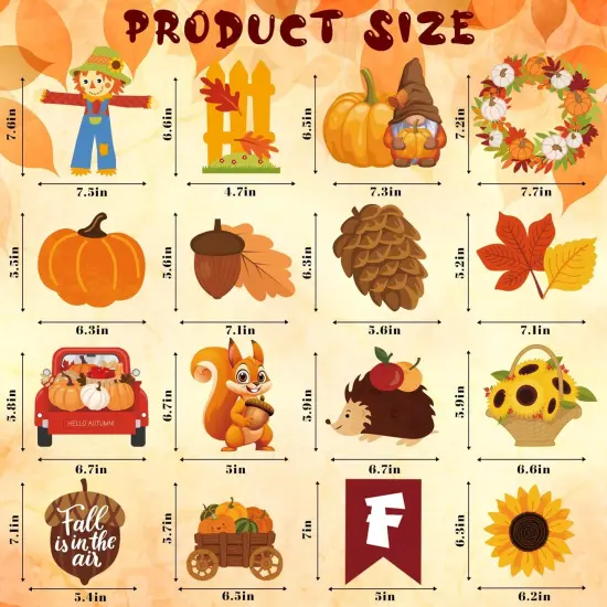 43 Pcs Fall Hanging Swirls Autumn Foil Swirls Spirals-Fall Party Decorations {2}