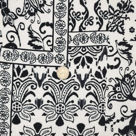 1 Yard Off White Rayon Nylon Poplin Fabric Smooth Lightweight Material for Apparel and Linings 57/58 Inches Wide {4}