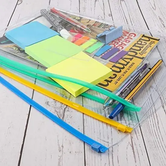 24pcs Plastic Envelopes Poly Zip {5}