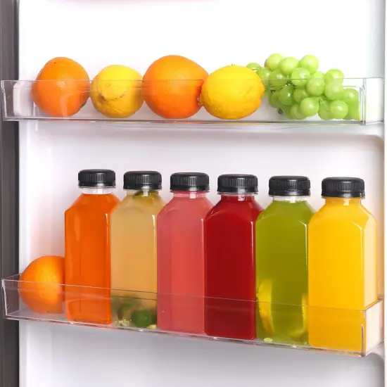 6pcs 12oz Plastic Juice Bottles with Caps {5}
