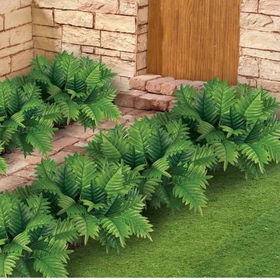 Collections Etc Artificial Parlour Palm Bushes - Set of 2 {3}