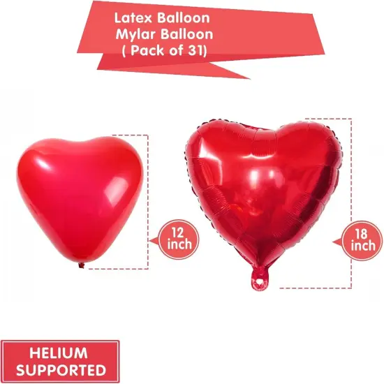 Happy Anniversary Decorations - Balloons, Banner {4}