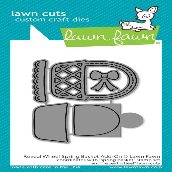 Lawn Cuts Custom Craft Die-Reveal Wheel Spring Basket Add-On {1}