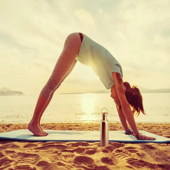 32 oz Water Bottle | Insulated Water Bottles - SIlver {5}