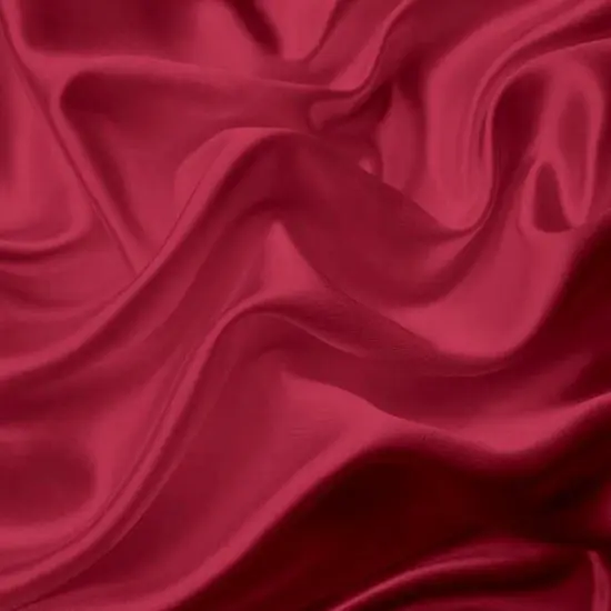 1 Yard 100 Percent Polyester Satin Fabric Cerise Shade 58/60 Inch Wide with Elegant Finish {1}