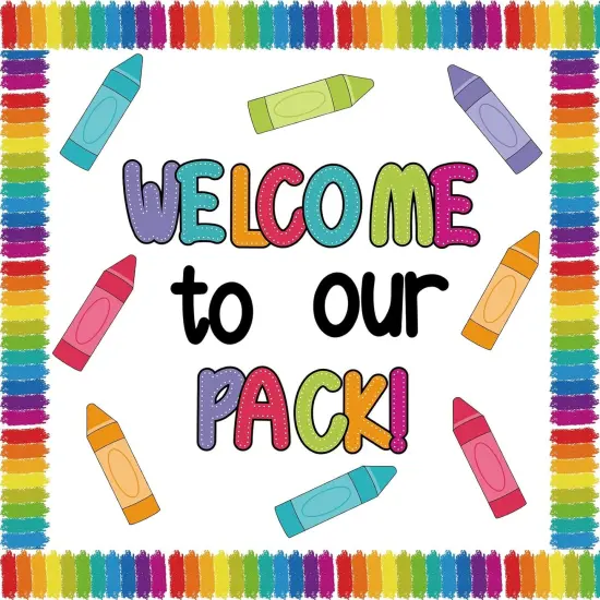 63PCS Classroom Bulletin Board Decorations Set {1}