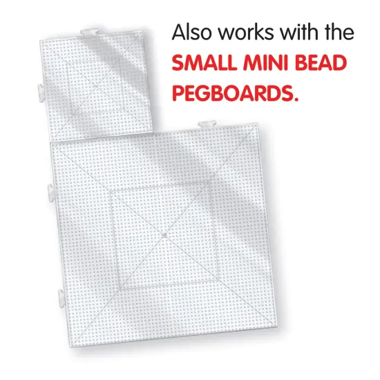 Perler Mini Bead Large Interlocking Pegboards 2/Pkg {4}