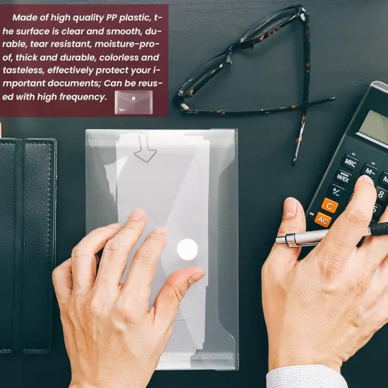 Reusable Small Plastic Envelopes - 40 PACKS {4}