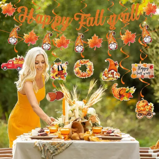 Happy Fall Y'all Decorations {2}