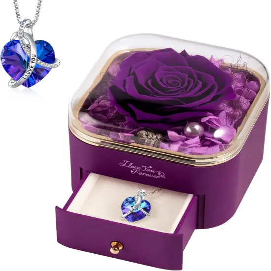 Preserved Real Purple Rose {1}