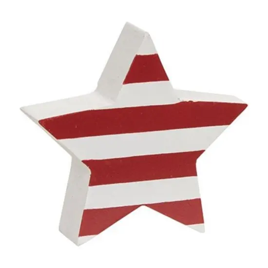 Set of 2 Wooden Decor for Independence Day Celebrations Stars & Stripes {4}