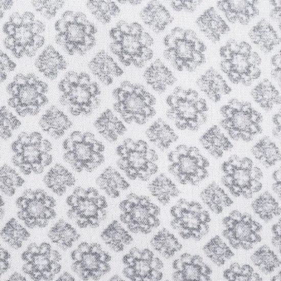 1 Yard Off White/Gray Crinkle Rayon Fabric for Apparel Sewing Dress Material 50/52 Inch Width {2}