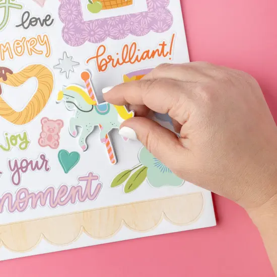 Shimelle Live The Dream Foam Stickers-12"X12" {7}