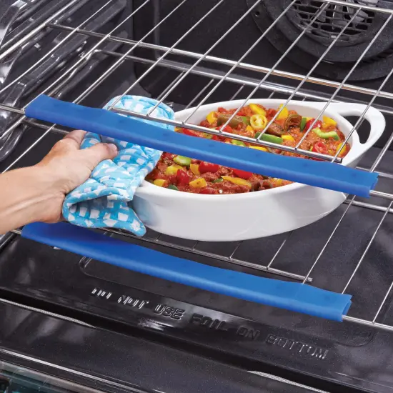 Collections Etc Silicone Oven Rack Guards - Set of 2 {1}