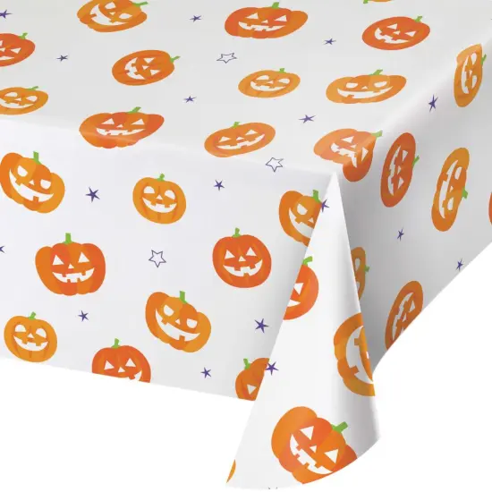 12 pc Bulk Halloween Paper Tablecover {1}