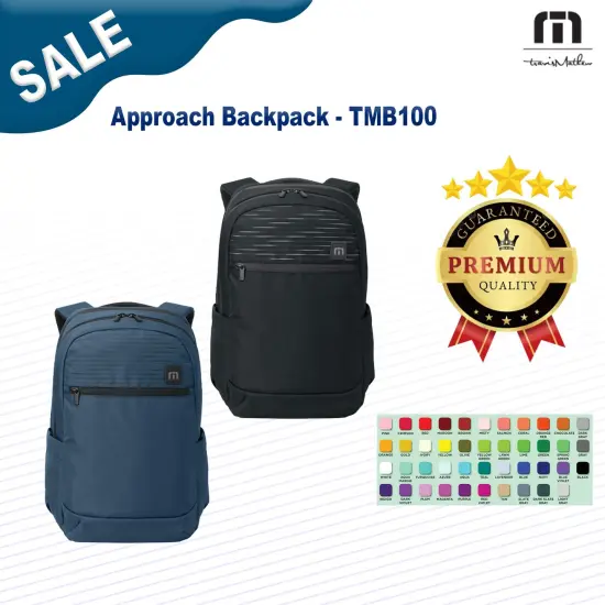 TravisMathew&reg; Approach Backpack River Blue Navy {2}