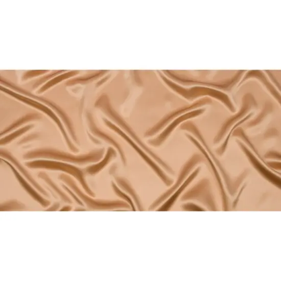 1 Yard Silk Charmeuse Toasted Elegant Fabric 44" Wide for Designer Apparel {4}