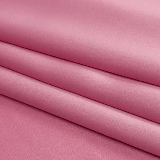 1 Yard Polignac Pink Silk Charmeuse Fabric 44" Premium Solid Satin 100% Silk Material for Apparel {1}