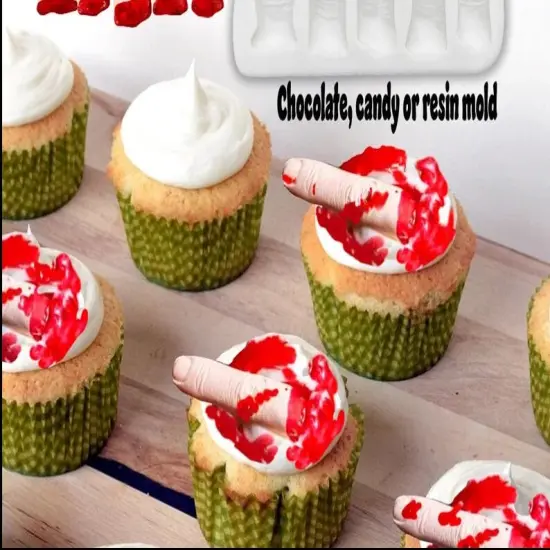 Halloween Zombie FingersSilicone Mold {2}