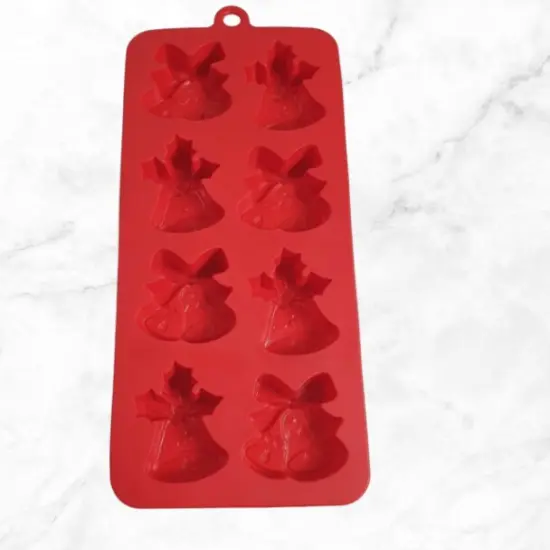 Christmas Bells Treat , Ice, Wax , Silicone Mold {4}