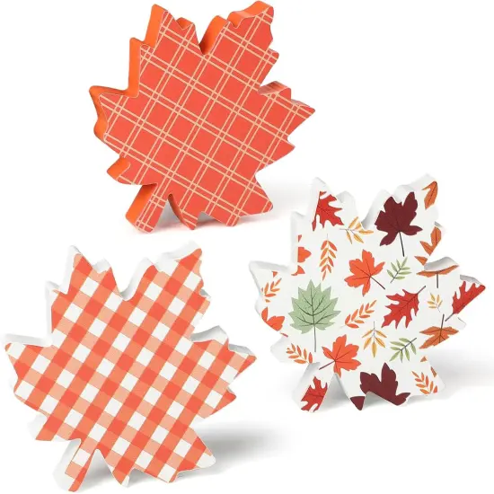 Fall Leaves Decorations Thanksgiving Table Decor {1}