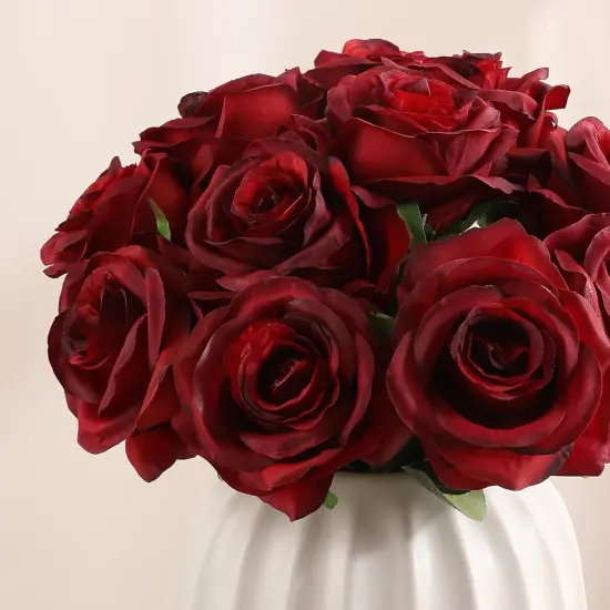 Touch Bridal Wedding Bouquet for Home Garden Party Floral Decor 10 Pcs {2}