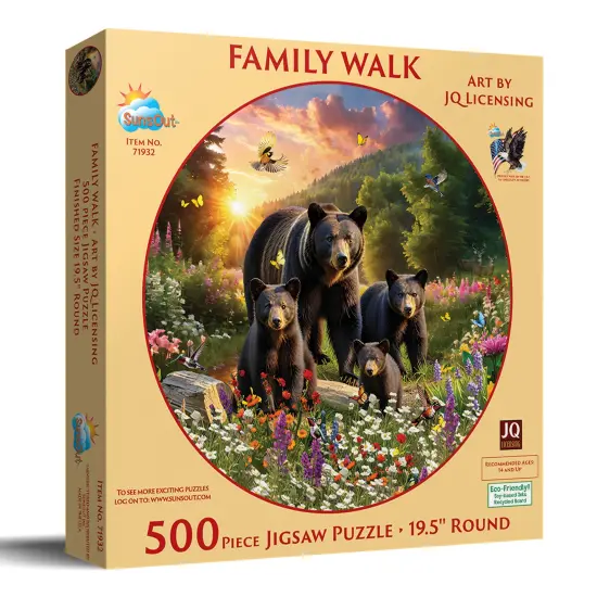 Sunsout Family Walk 500 pc Jigsaw Puzzle 71932 {3}
