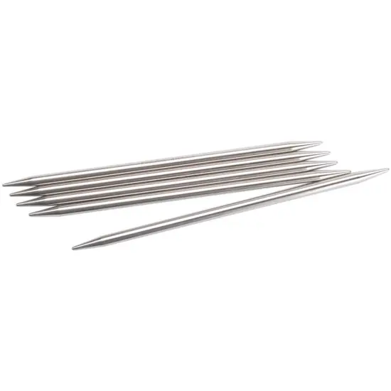 ChiaoGoo 6" Double Point Stainless Knitting Needles - Set of 5 - Sizes US 0 - 10.5 {1}