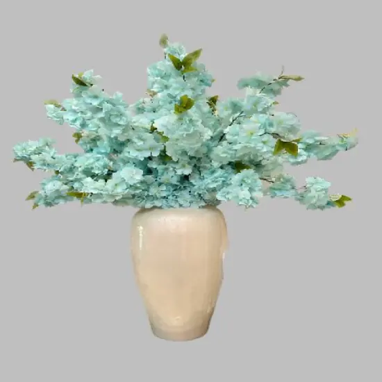 Sienna Faux Silk Blue Cherry Blossom Set of 3 pcs36'' Wedding, Party, Event, Japan's National Flower {4}