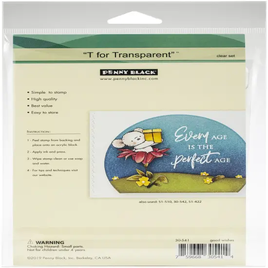 Penny Black Clear Stamps-Good Wishes 5"X6.5" {3}