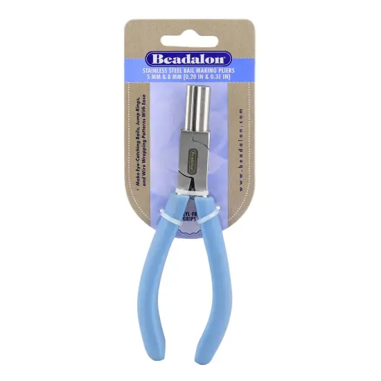 Beadalon Bail Making Pliers Large 5mm/8mm -Pacific Blue {1}