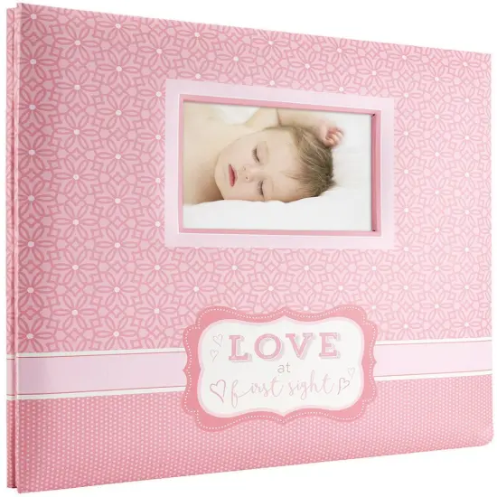 MBI Expressions Post Bound Album W/Window 12"x12"-Love At First Sight {3}