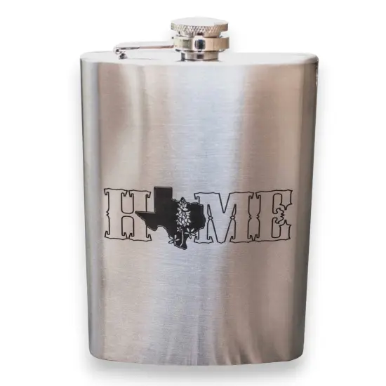 8oz Home - Texas Stainless Steel Flask {1}