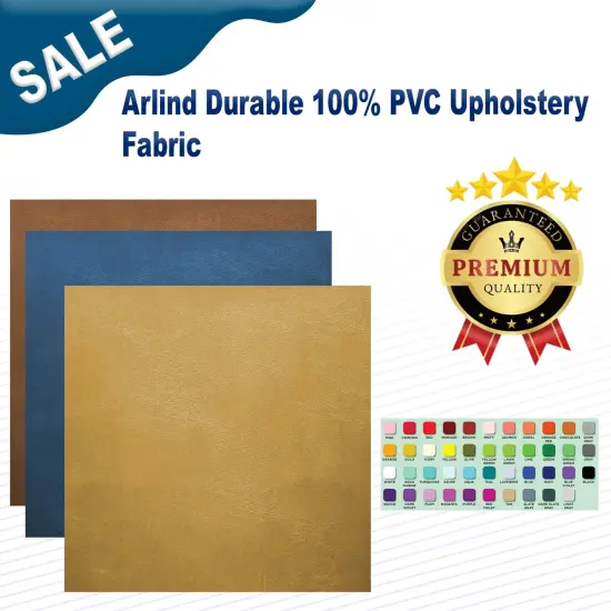Arlind Durable 100% PVC Upholstery Fabric Bronze {2}
