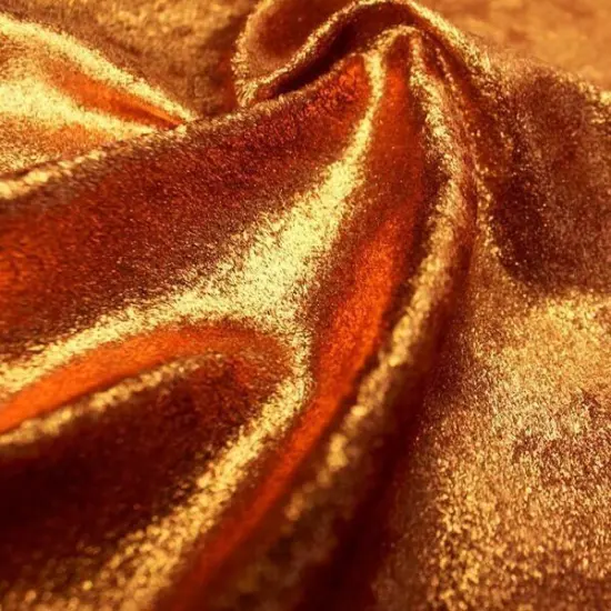 1 Yard Foiled Stretch Velvet Fabric with All Over Foil for Costumes 36" x 60" Length by Width Black/Royal {5}