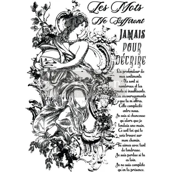 Decor Transfers&reg; - Youth Fountain - total sheet size 24"x35", cut into 2 sheets {1}