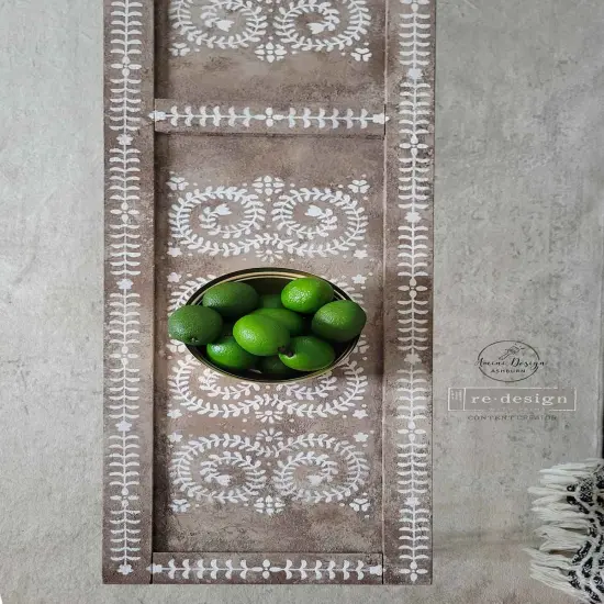 Redesign Decor Stencils&reg; 9x13.5 - Elegant Vine - 9inx13.5in, 0.8mm thickness plastic  {3}