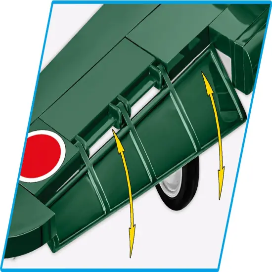 COBI Historical Collection WII MITSUBISHI A6M2 "ZERO" Japanese Fighter Plane {6}