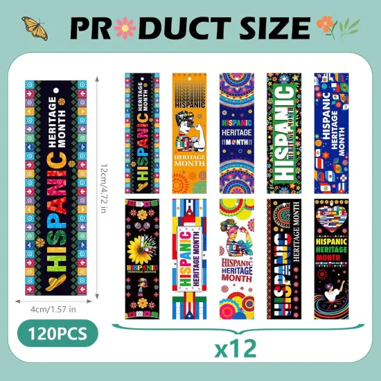 Hispanic Heritage Month Bookmark (Black) {4}