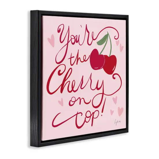 Stupell Industries You're The Cherry On Top Floating Frame, design by Lucille Price {3}