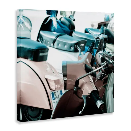 Stupell Industries Retro Italian Scooter Canvas Wall Art Design by Deborah Revell {3}