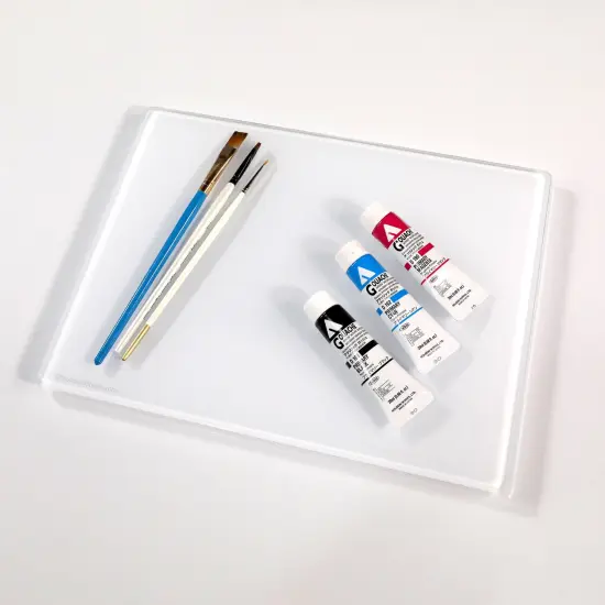 Magnetic Glass Paint Palette {3}