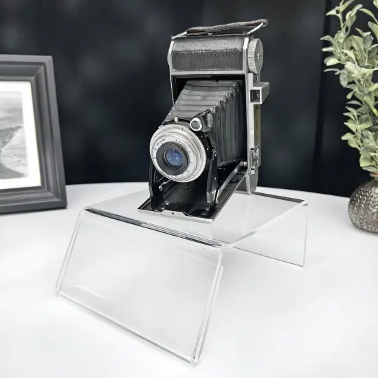 Plymor Clear Acrylic Sign-Holder Display Riser, 3.25" H x 6.5" W x 8.25" D (3/16" thick) (3" x 6.5" Sign) {3}