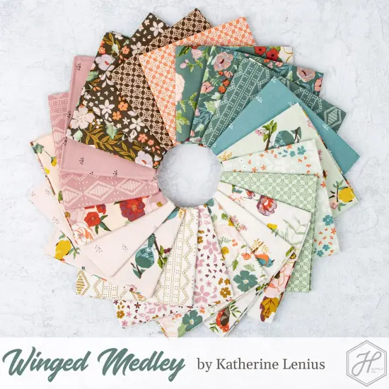 Main in Blush (c15910-blush) | Winged Medley | Katherine Lenius | Riley Blake {2}