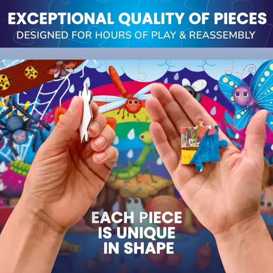 60 Piece Glow in the Dark Puzzles for Kids | Animals {4}