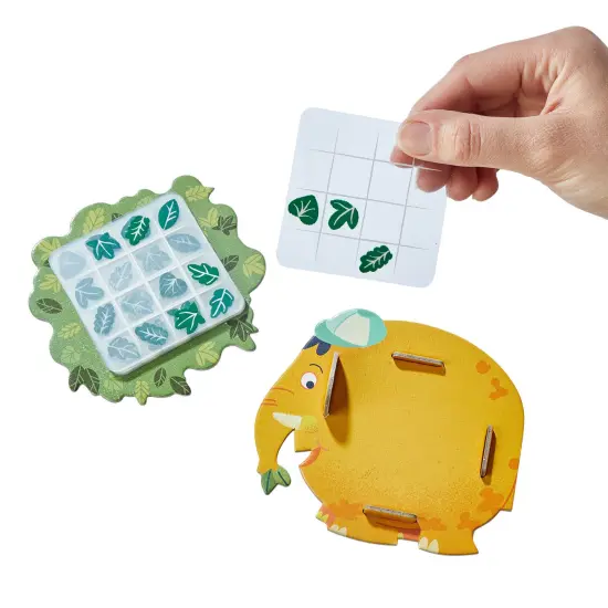 HABA Eager Elephants - Beginner Tile Placement Game for Ages 4+ Multicolor {5}