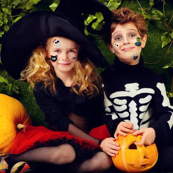 144 PCS Halloween Temporary Tattoos {5}