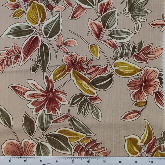 1 Yard Cement Rayon Slub Fabric Soft Breathable Material for Casual Dresses Shirts 55/56" Width {2}