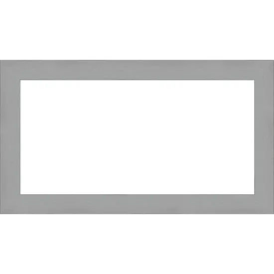 Brushed Framed Dry Erase Magnetic Board Nickel {1}